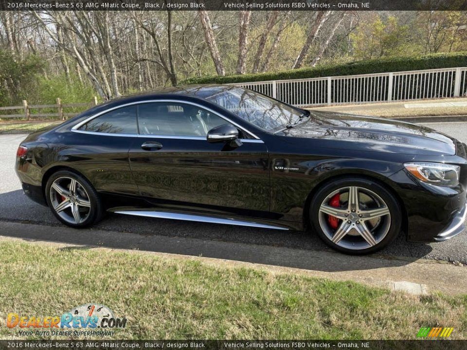 2016 Mercedes-Benz S 63 AMG 4Matic Coupe Black / designo Black Photo #1