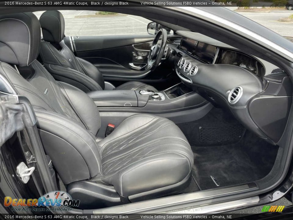 2016 Mercedes-Benz S 63 AMG 4Matic Coupe Black / designo Black Photo #2