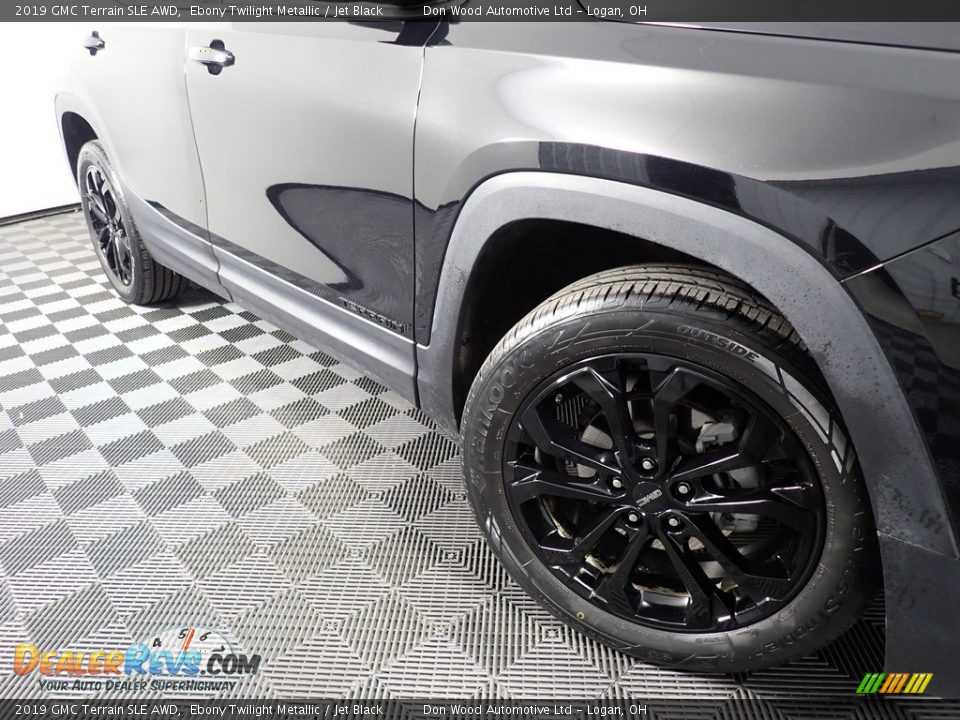 2019 GMC Terrain SLE AWD Ebony Twilight Metallic / Jet Black Photo #4