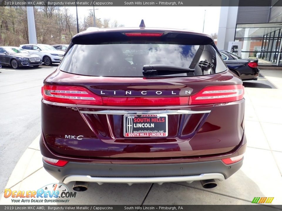 2019 Lincoln MKC AWD Burgundy Velvet Metallic / Cappuccino Photo #4