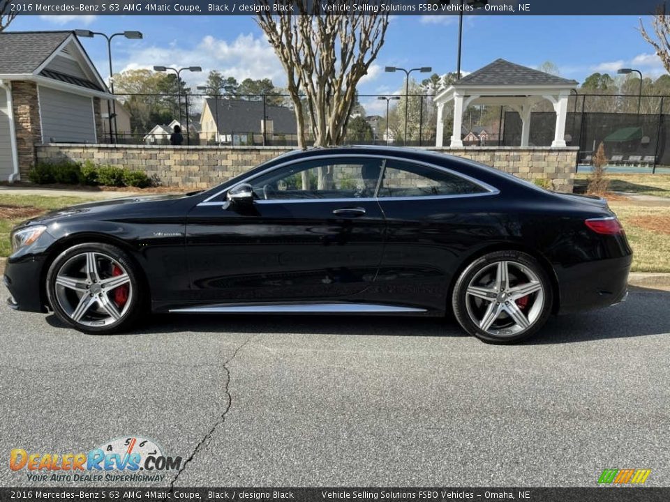 2016 Mercedes-Benz S 63 AMG 4Matic Coupe Black / designo Black Photo #6