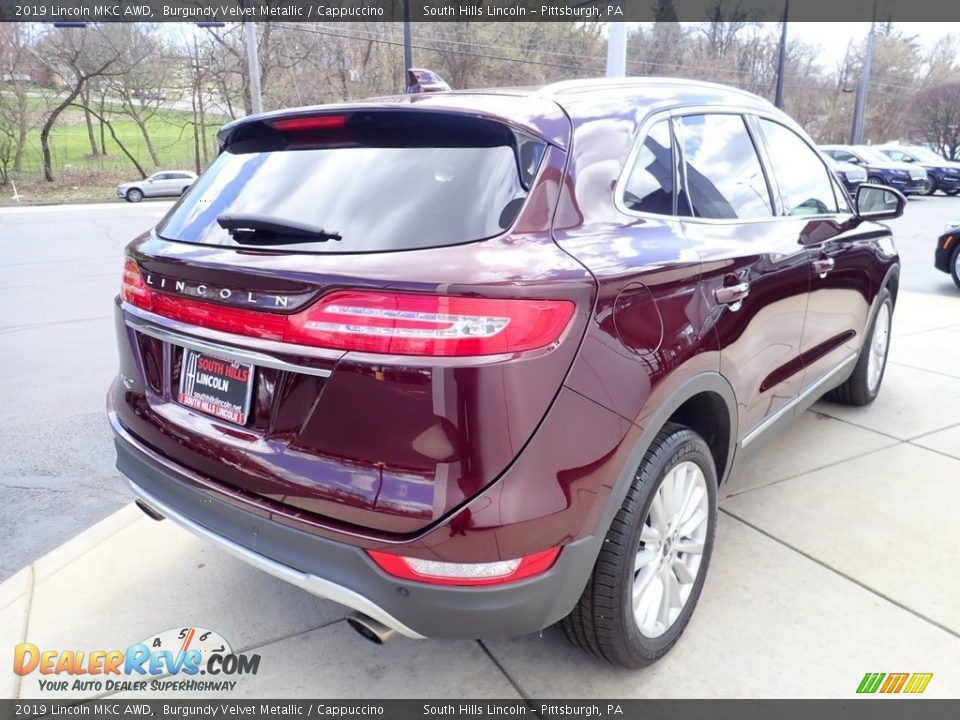 2019 Lincoln MKC AWD Burgundy Velvet Metallic / Cappuccino Photo #6