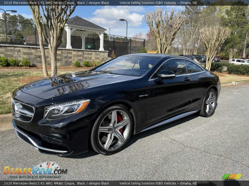 2016 Mercedes-Benz S 63 AMG 4Matic Coupe Black / designo Black Photo #7