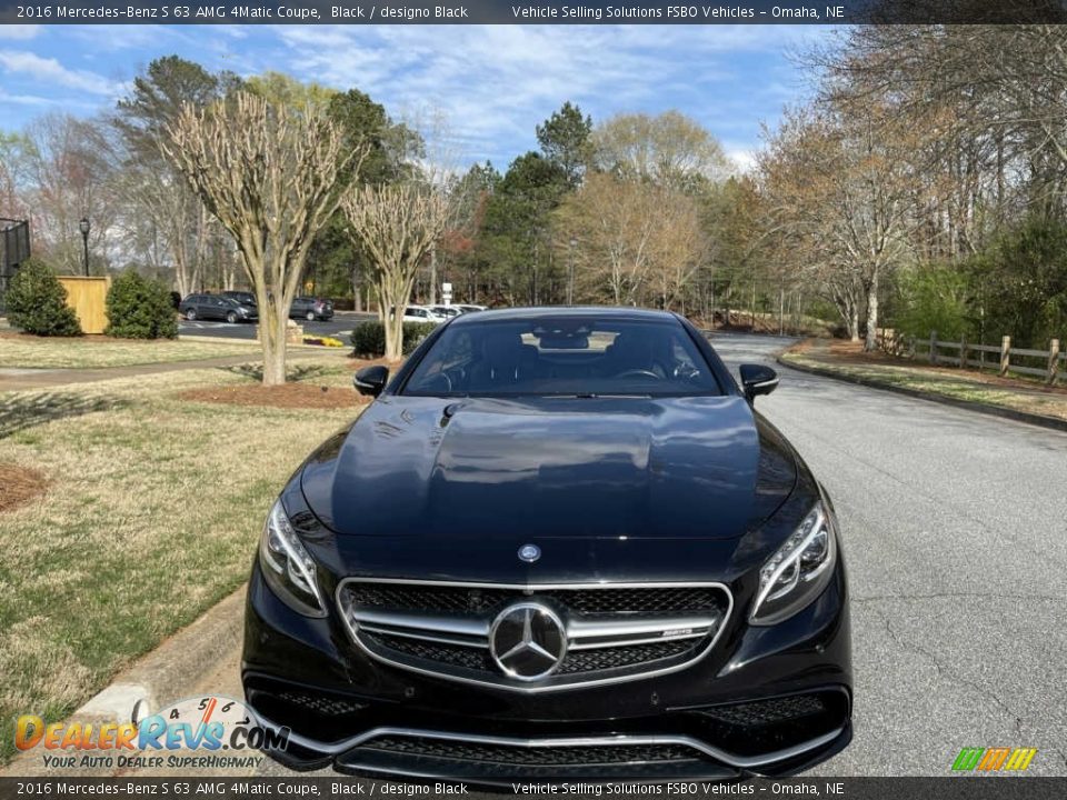 2016 Mercedes-Benz S 63 AMG 4Matic Coupe Black / designo Black Photo #8