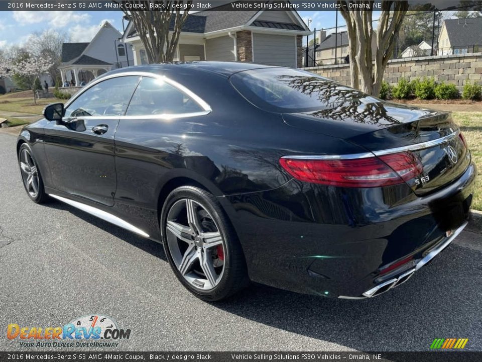 2016 Mercedes-Benz S 63 AMG 4Matic Coupe Black / designo Black Photo #9