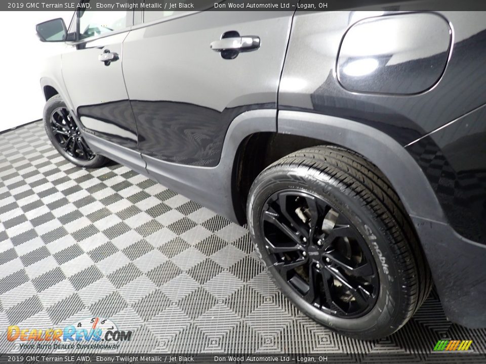 2019 GMC Terrain SLE AWD Ebony Twilight Metallic / Jet Black Photo #10
