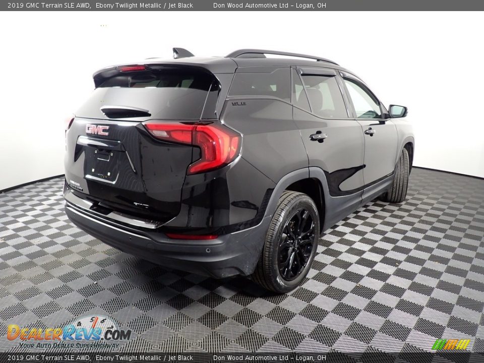2019 GMC Terrain SLE AWD Ebony Twilight Metallic / Jet Black Photo #16