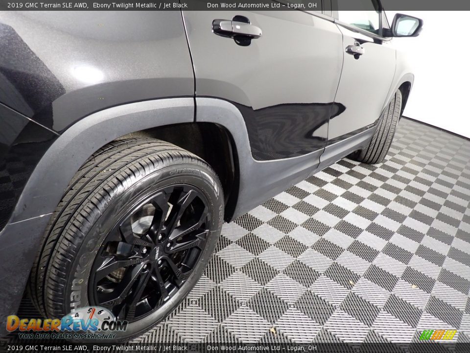 2019 GMC Terrain SLE AWD Ebony Twilight Metallic / Jet Black Photo #17