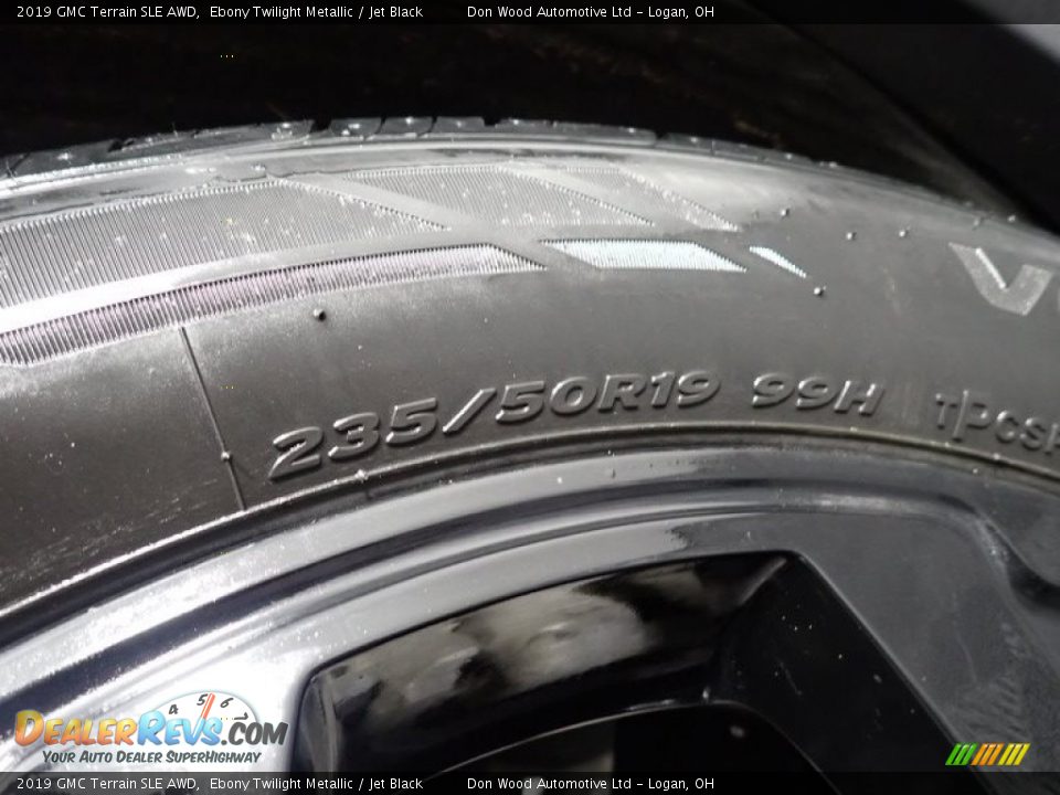 2019 GMC Terrain SLE AWD Ebony Twilight Metallic / Jet Black Photo #18