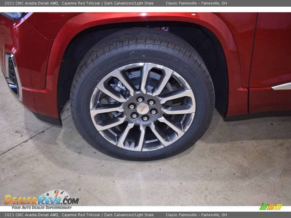 2021 GMC Acadia Denali AWD Cayenne Red Tintcoat / Dark Galvanized/Light Shale Photo #5