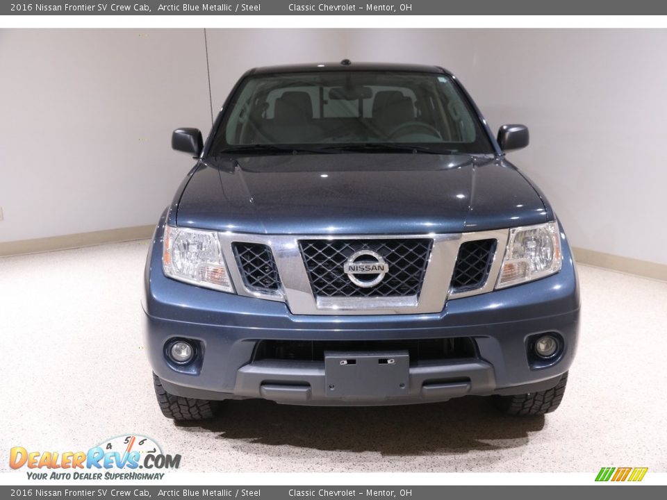 2016 Nissan Frontier SV Crew Cab Arctic Blue Metallic / Steel Photo #2