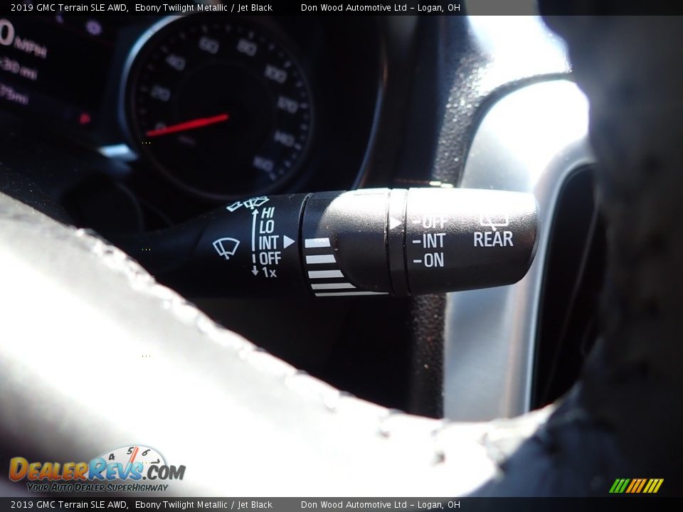 2019 GMC Terrain SLE AWD Ebony Twilight Metallic / Jet Black Photo #27