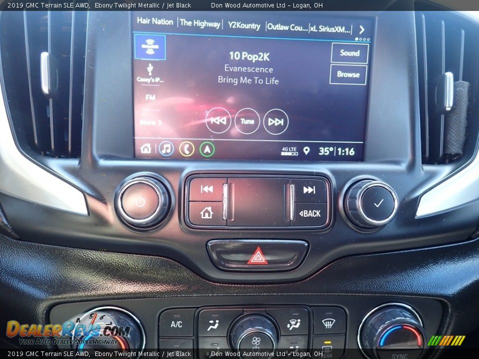 2019 GMC Terrain SLE AWD Ebony Twilight Metallic / Jet Black Photo #28