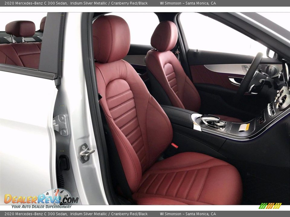 2020 Mercedes-Benz C 300 Sedan Iridium Silver Metallic / Cranberry Red/Black Photo #5