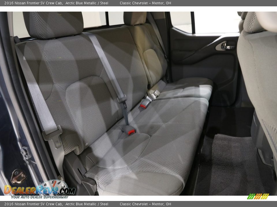 2016 Nissan Frontier SV Crew Cab Arctic Blue Metallic / Steel Photo #13
