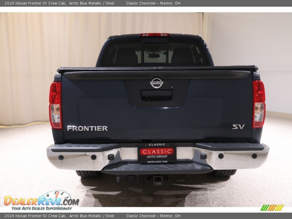 2016 Nissan Frontier SV Crew Cab Arctic Blue Metallic / Steel Photo #15