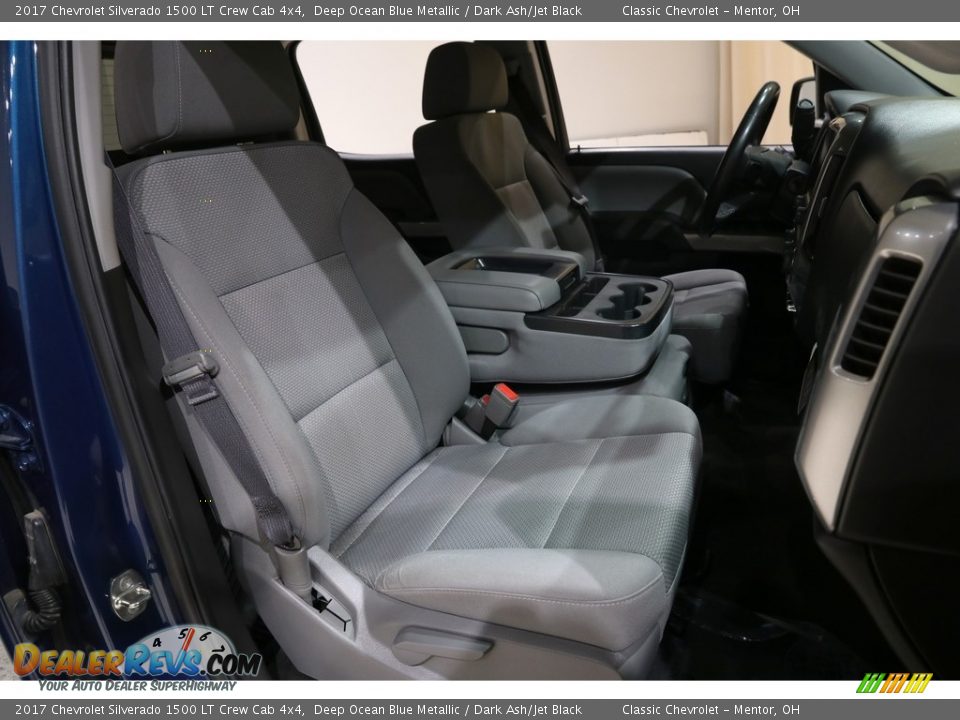 2017 Chevrolet Silverado 1500 LT Crew Cab 4x4 Deep Ocean Blue Metallic / Dark Ash/Jet Black Photo #15
