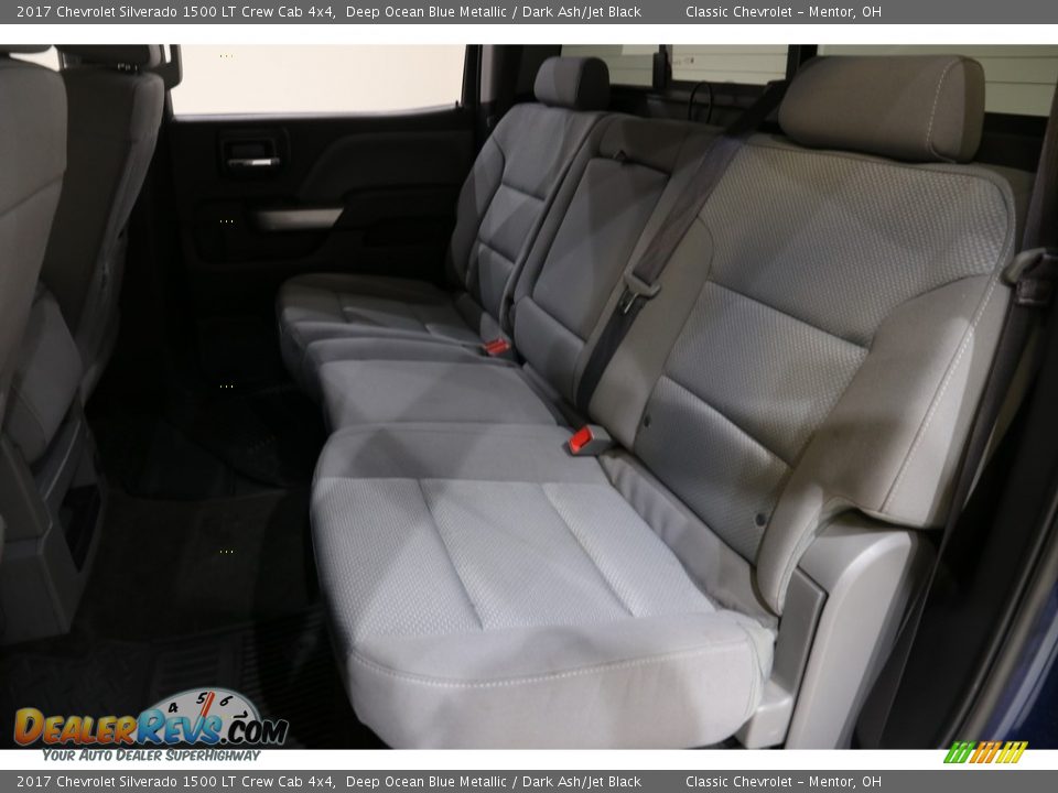 2017 Chevrolet Silverado 1500 LT Crew Cab 4x4 Deep Ocean Blue Metallic / Dark Ash/Jet Black Photo #17