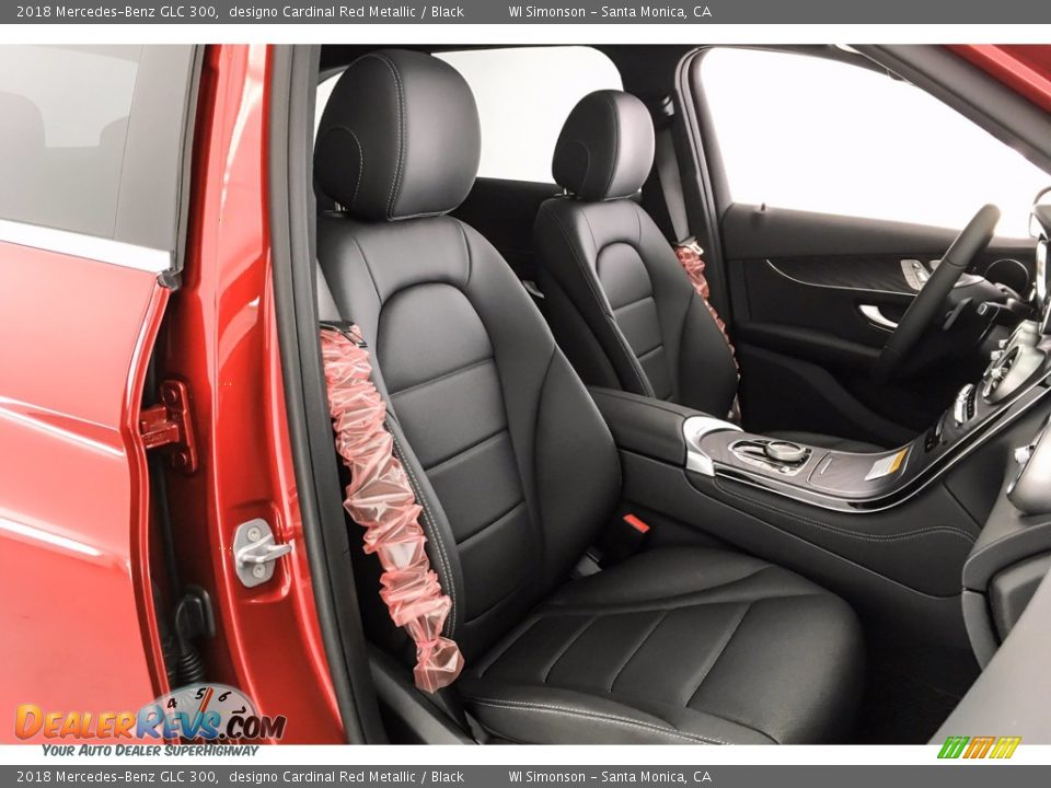 2018 Mercedes-Benz GLC 300 designo Cardinal Red Metallic / Black Photo #2