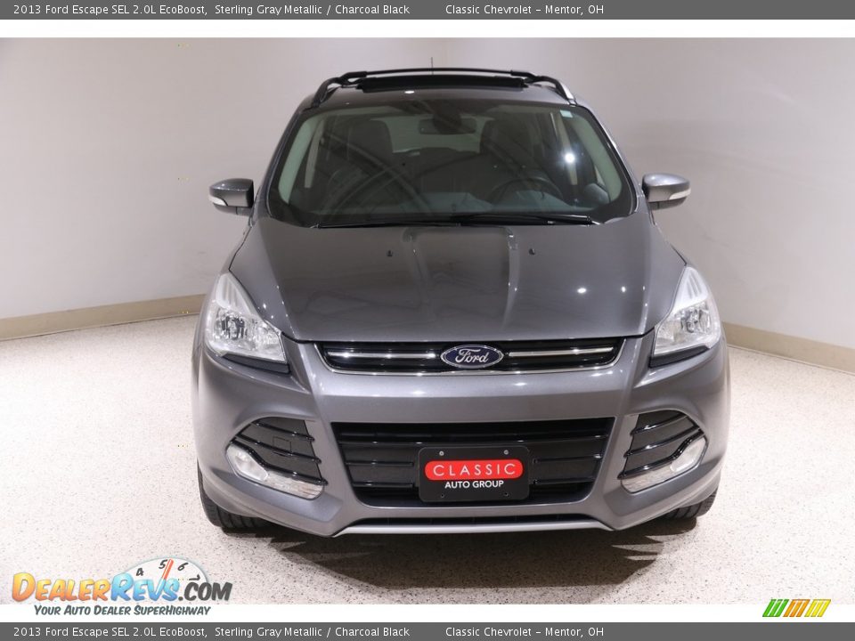 2013 Ford Escape SEL 2.0L EcoBoost Sterling Gray Metallic / Charcoal Black Photo #2