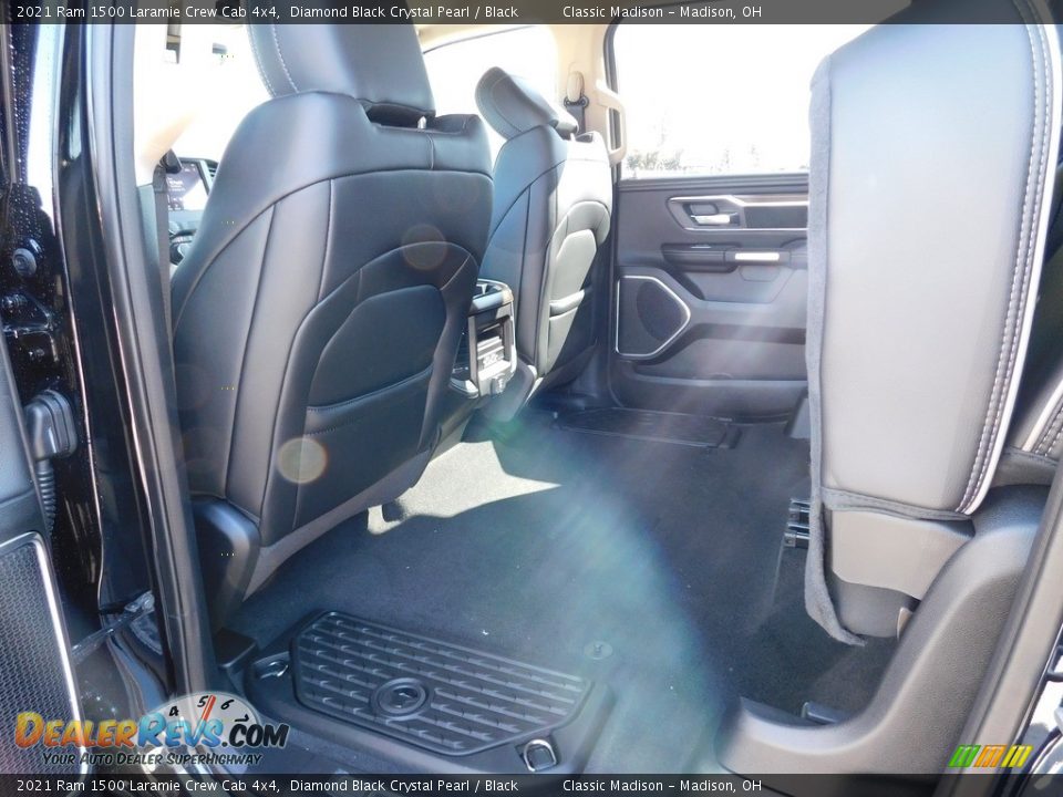 2021 Ram 1500 Laramie Crew Cab 4x4 Diamond Black Crystal Pearl / Black Photo #8