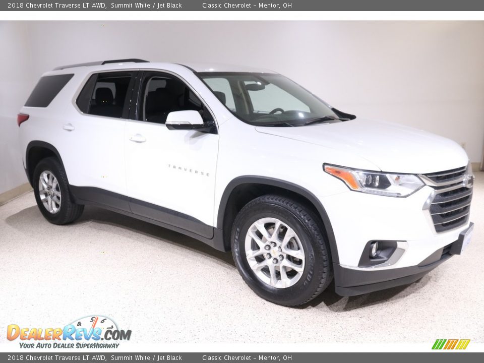 2018 Chevrolet Traverse LT AWD Summit White / Jet Black Photo #1