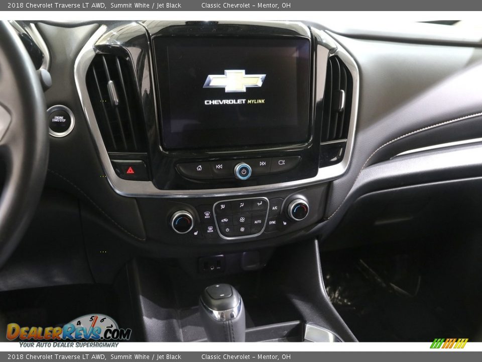 2018 Chevrolet Traverse LT AWD Summit White / Jet Black Photo #9