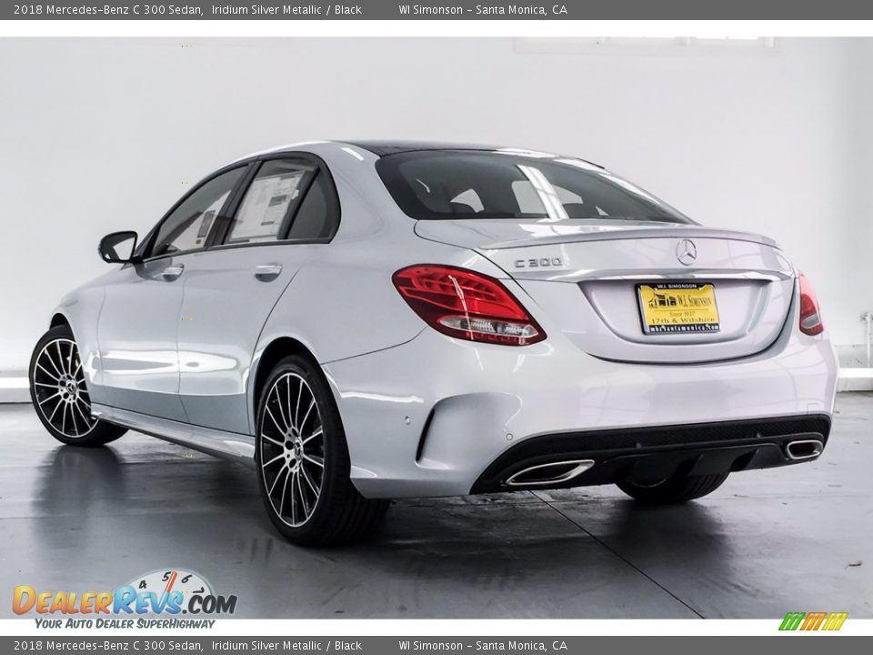 2018 Mercedes-Benz C 300 Sedan Iridium Silver Metallic / Black Photo #3