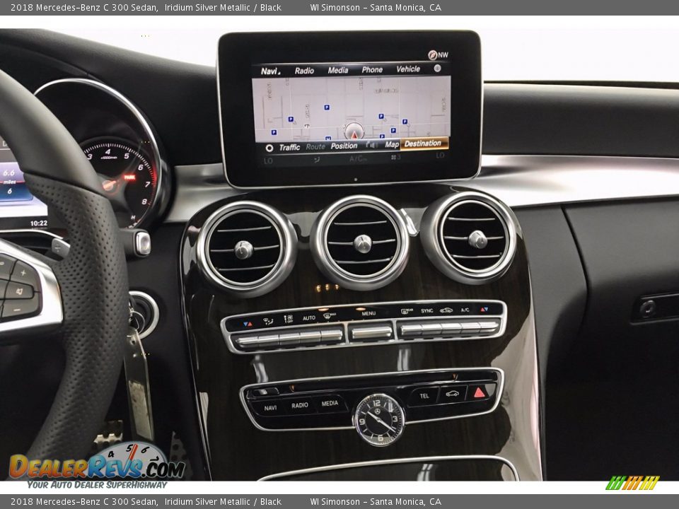 2018 Mercedes-Benz C 300 Sedan Iridium Silver Metallic / Black Photo #6