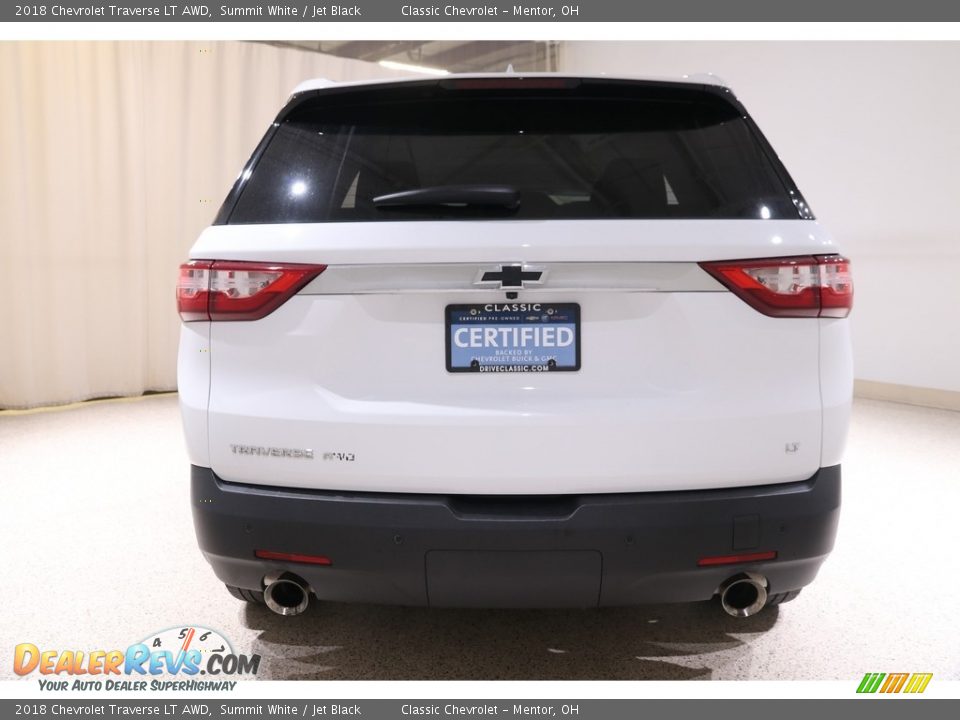 2018 Chevrolet Traverse LT AWD Summit White / Jet Black Photo #21