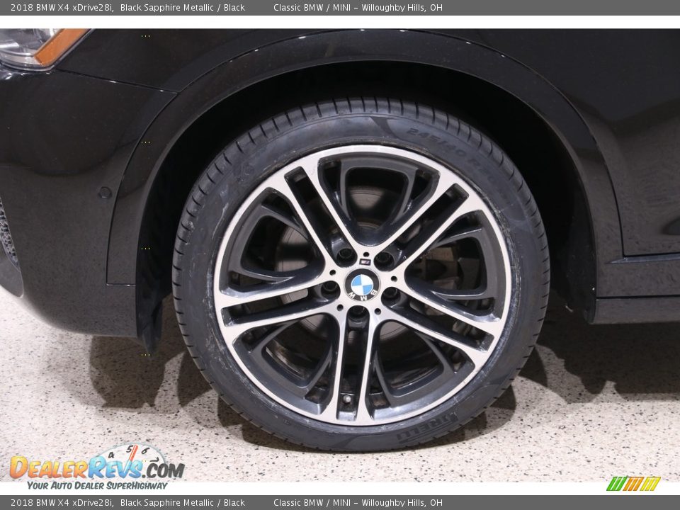 2018 BMW X4 xDrive28i Black Sapphire Metallic / Black Photo #23
