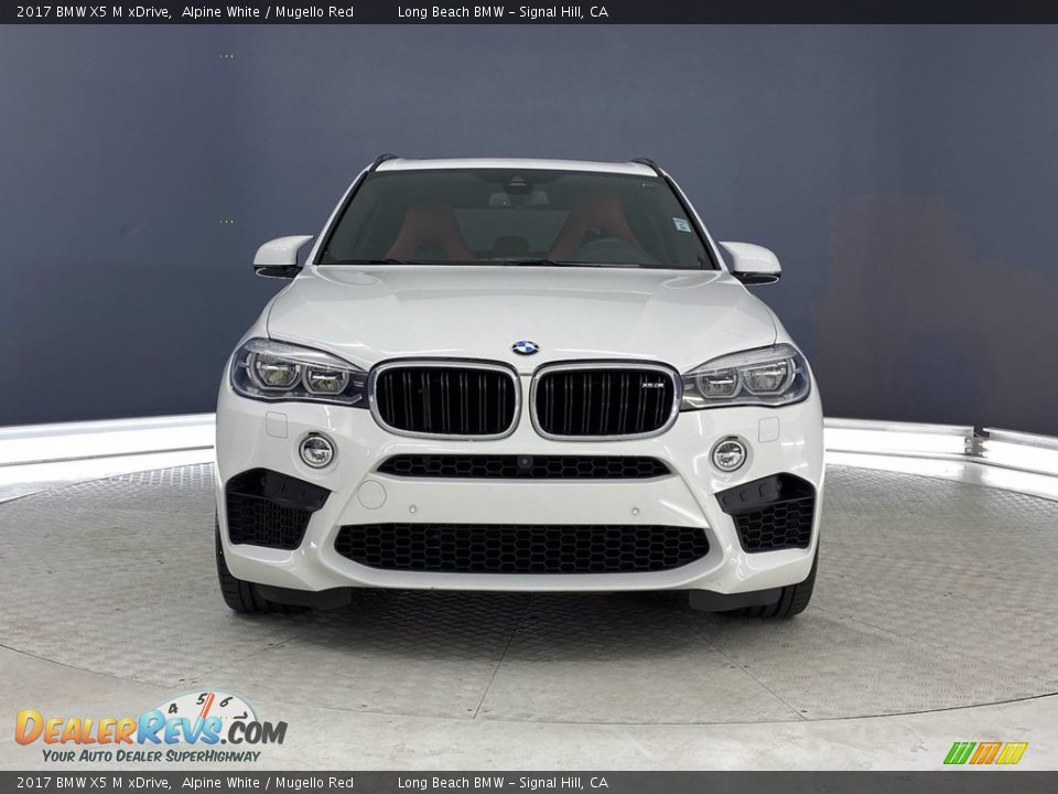 2017 BMW X5 M xDrive Alpine White / Mugello Red Photo #2