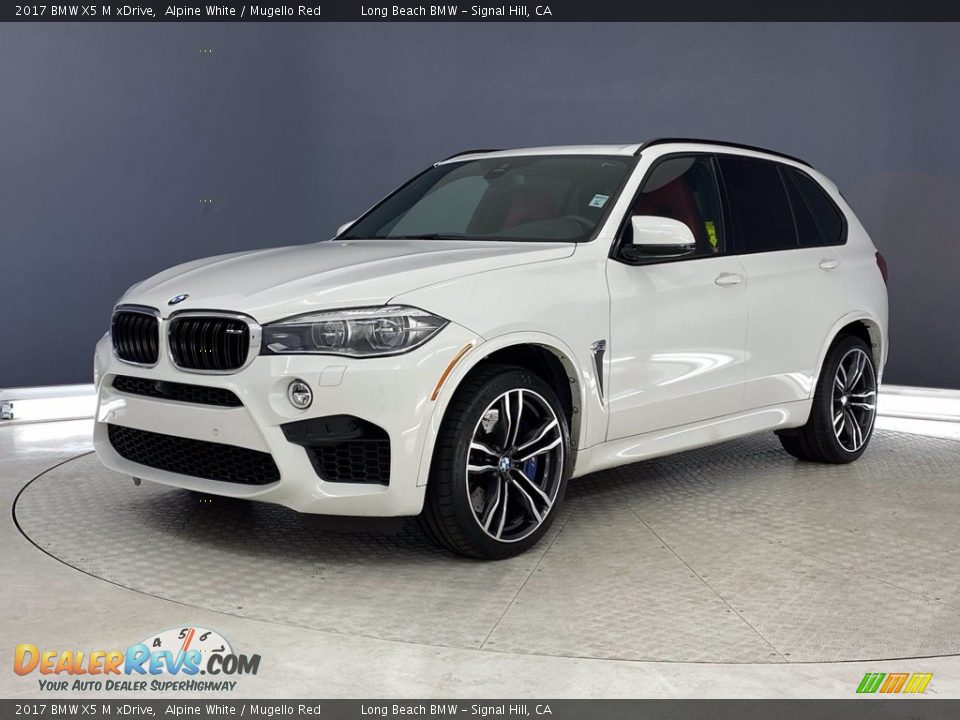 2017 BMW X5 M xDrive Alpine White / Mugello Red Photo #3