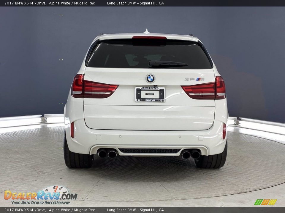 2017 BMW X5 M xDrive Alpine White / Mugello Red Photo #4