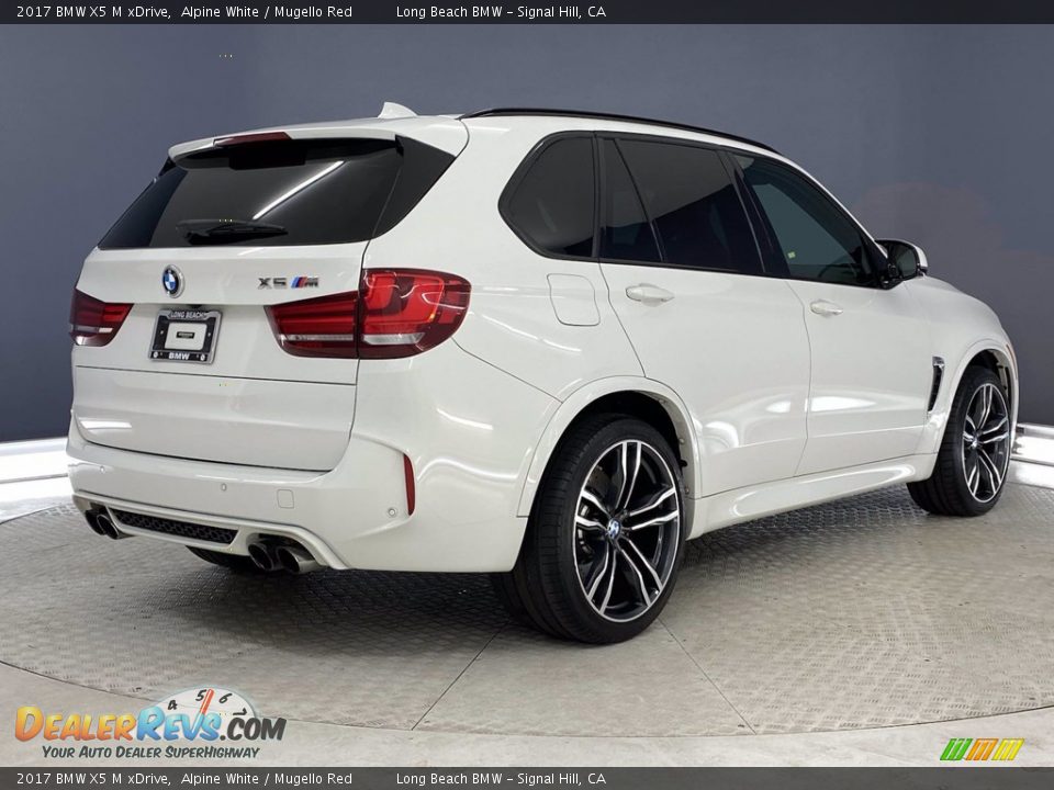 2017 BMW X5 M xDrive Alpine White / Mugello Red Photo #5