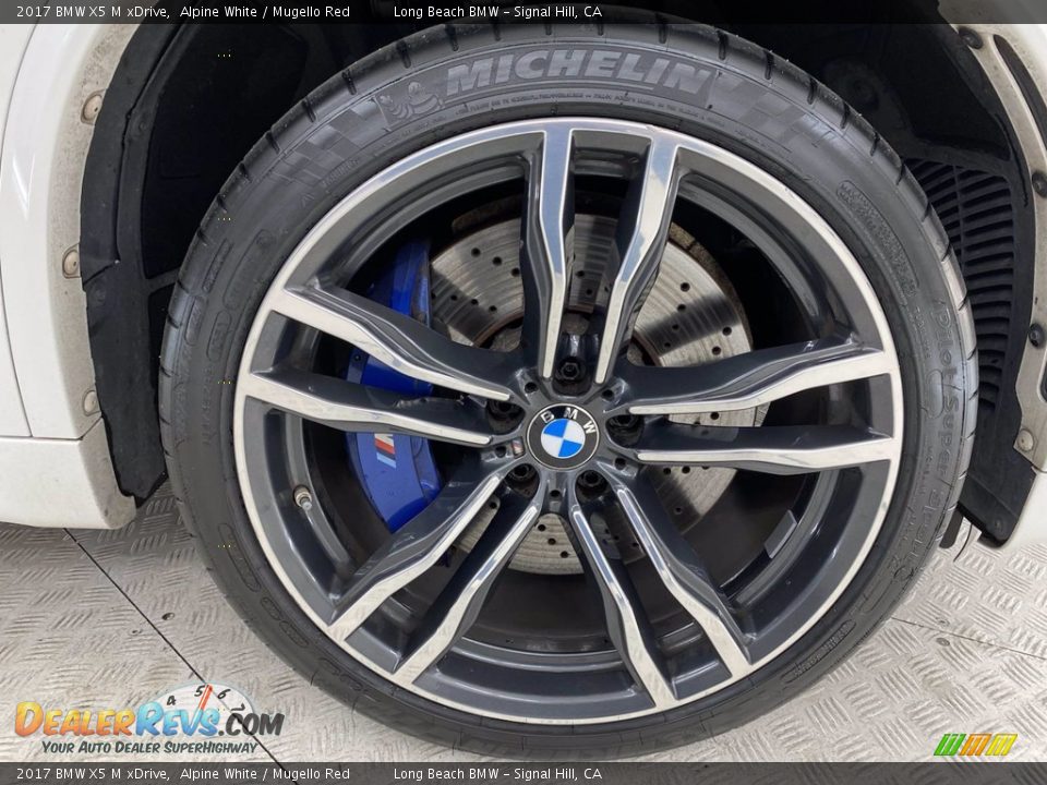 2017 BMW X5 M xDrive Alpine White / Mugello Red Photo #6