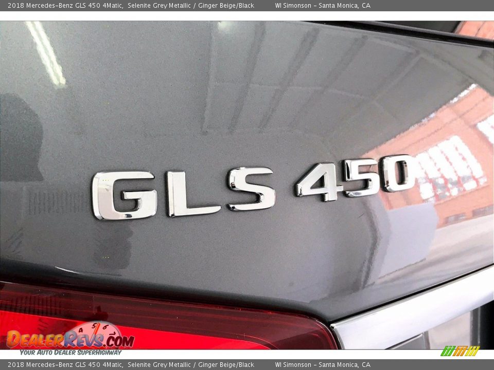 2018 Mercedes-Benz GLS 450 4Matic Selenite Grey Metallic / Ginger Beige/Black Photo #31