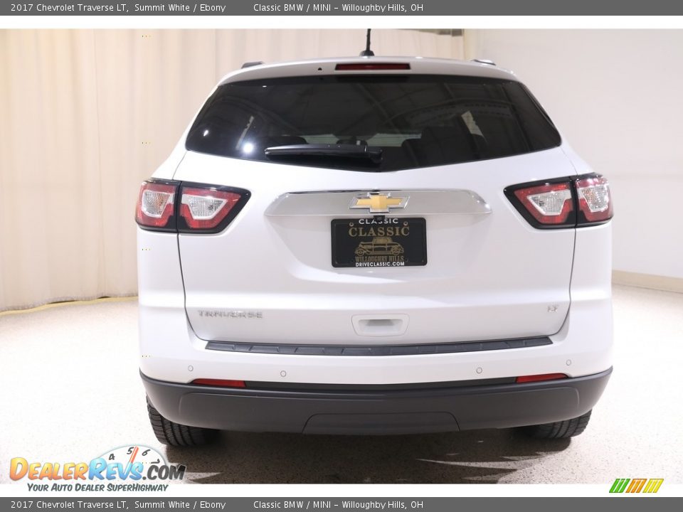 2017 Chevrolet Traverse LT Summit White / Ebony Photo #19