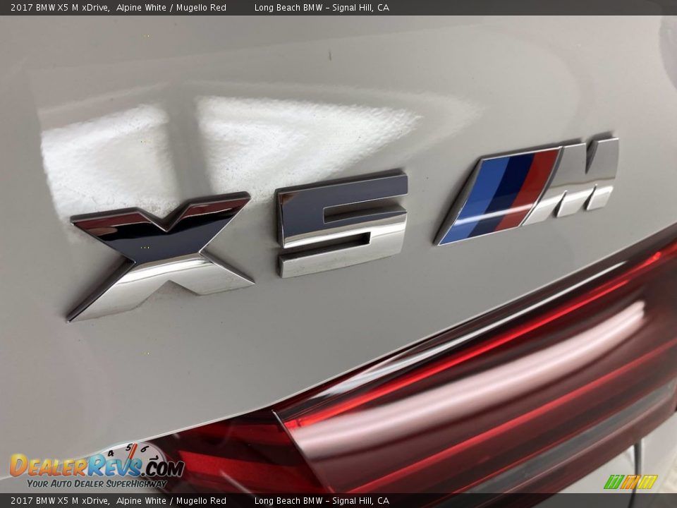 2017 BMW X5 M xDrive Alpine White / Mugello Red Photo #11
