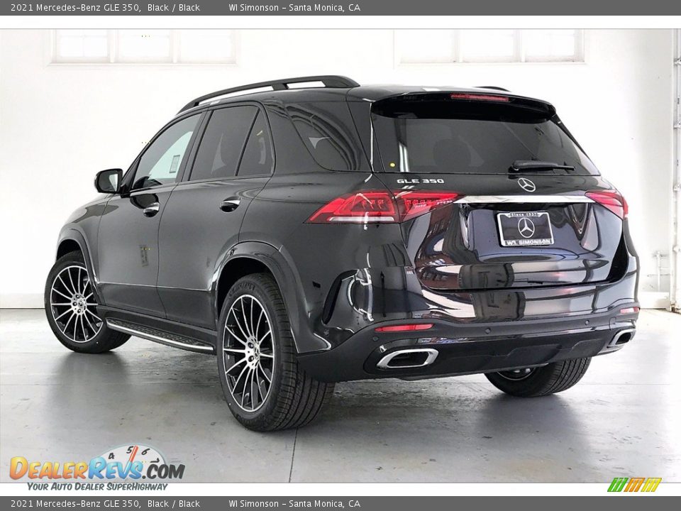 2021 Mercedes-Benz GLE 350 Black / Black Photo #2