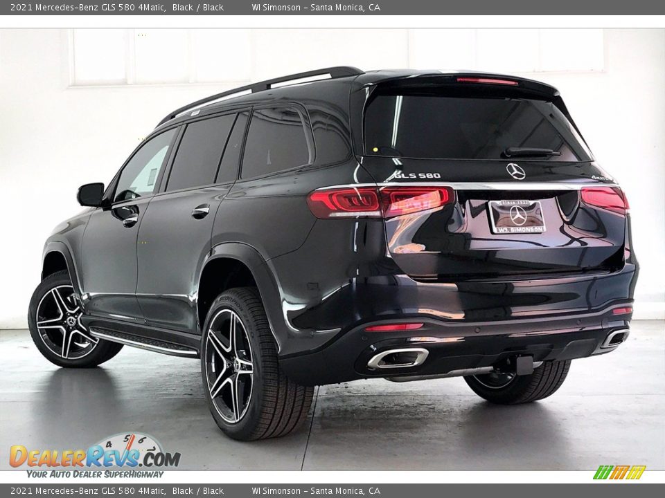 2021 Mercedes-Benz GLS 580 4Matic Black / Black Photo #2