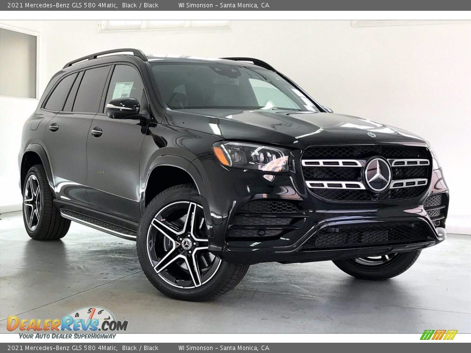 2021 Mercedes-Benz GLS 580 4Matic Black / Black Photo #12