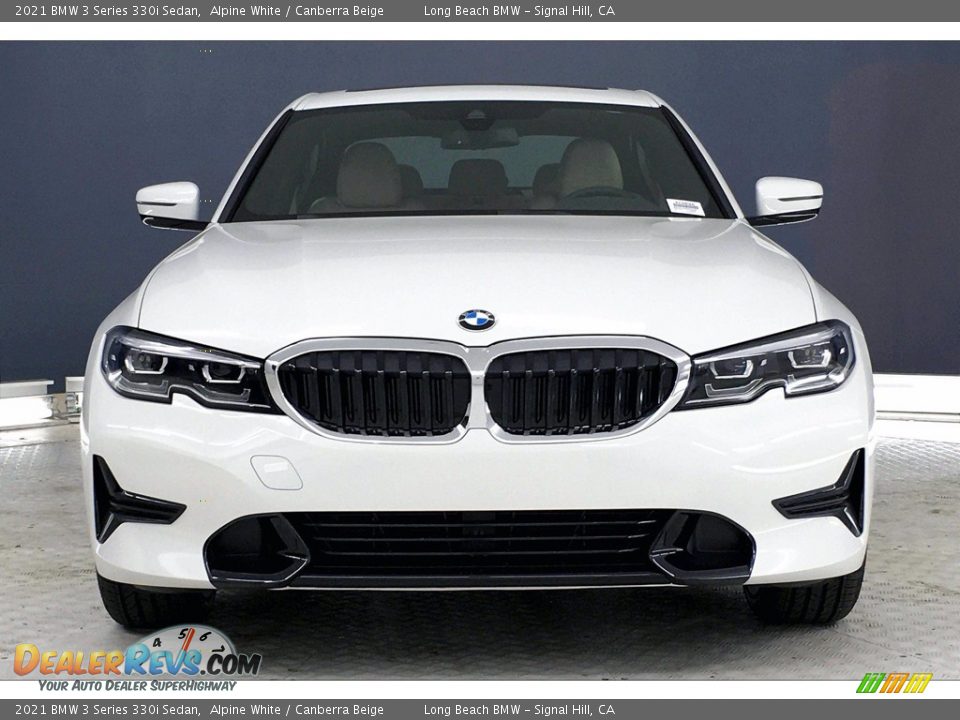 2021 BMW 3 Series 330i Sedan Alpine White / Canberra Beige Photo #2