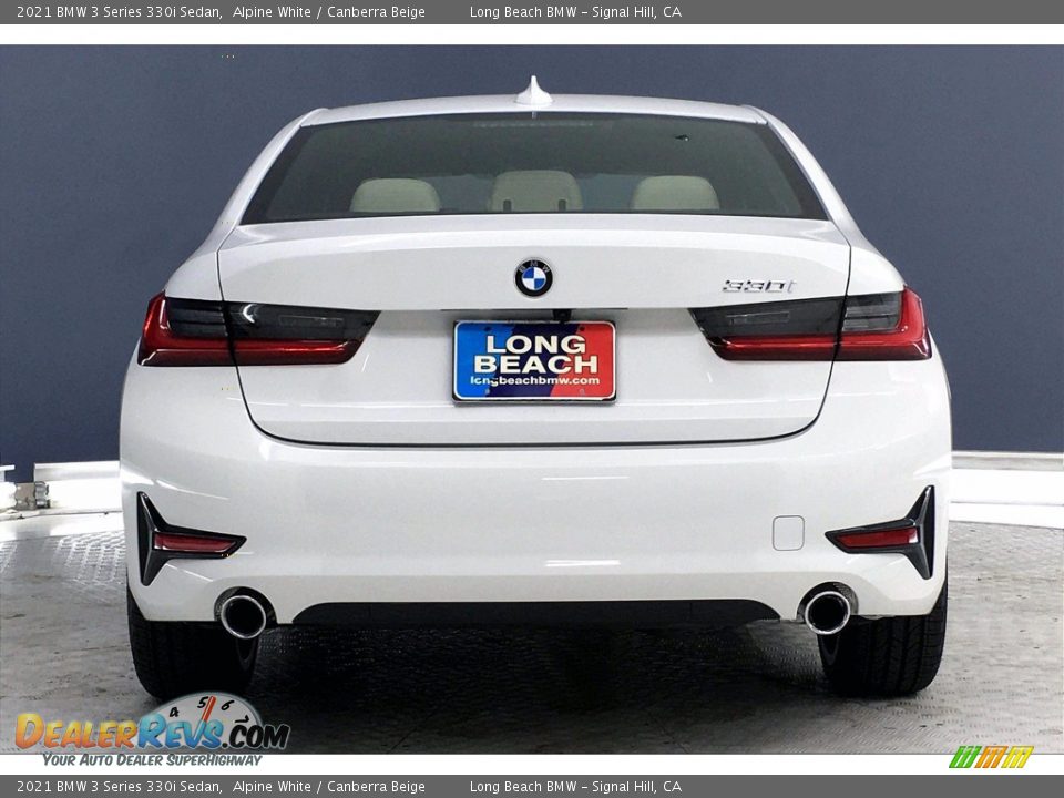 2021 BMW 3 Series 330i Sedan Alpine White / Canberra Beige Photo #4