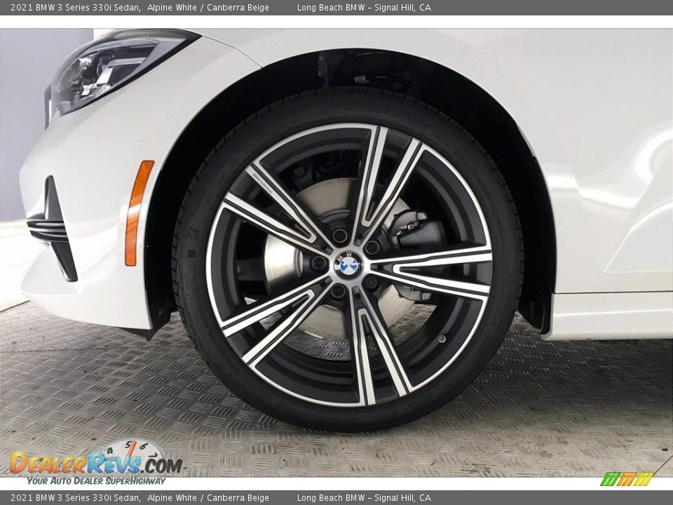 2021 BMW 3 Series 330i Sedan Alpine White / Canberra Beige Photo #12