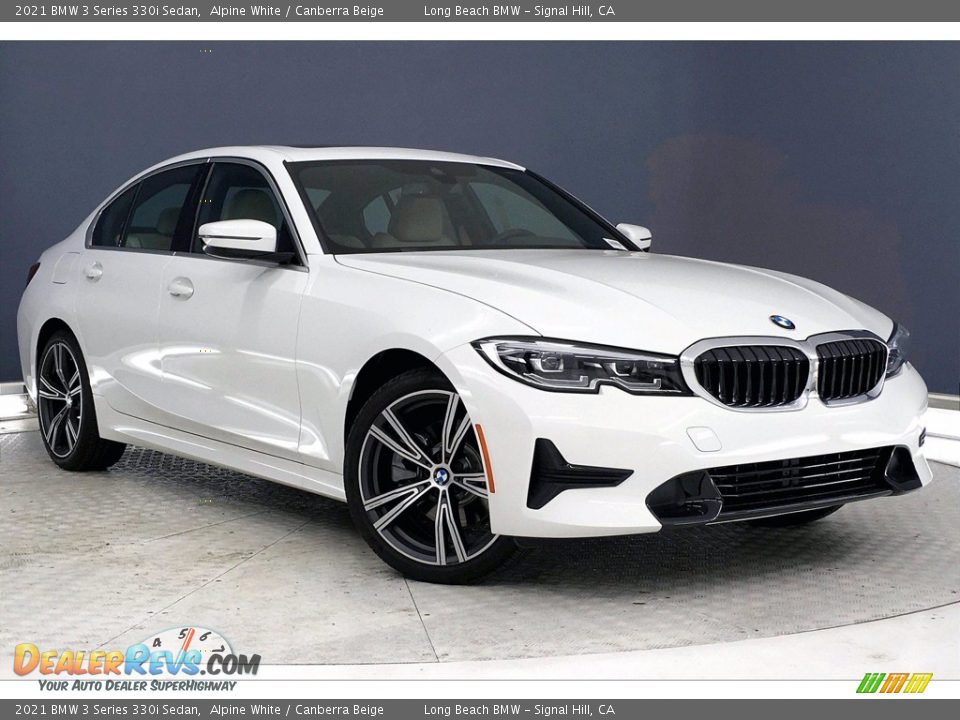 2021 BMW 3 Series 330i Sedan Alpine White / Canberra Beige Photo #19