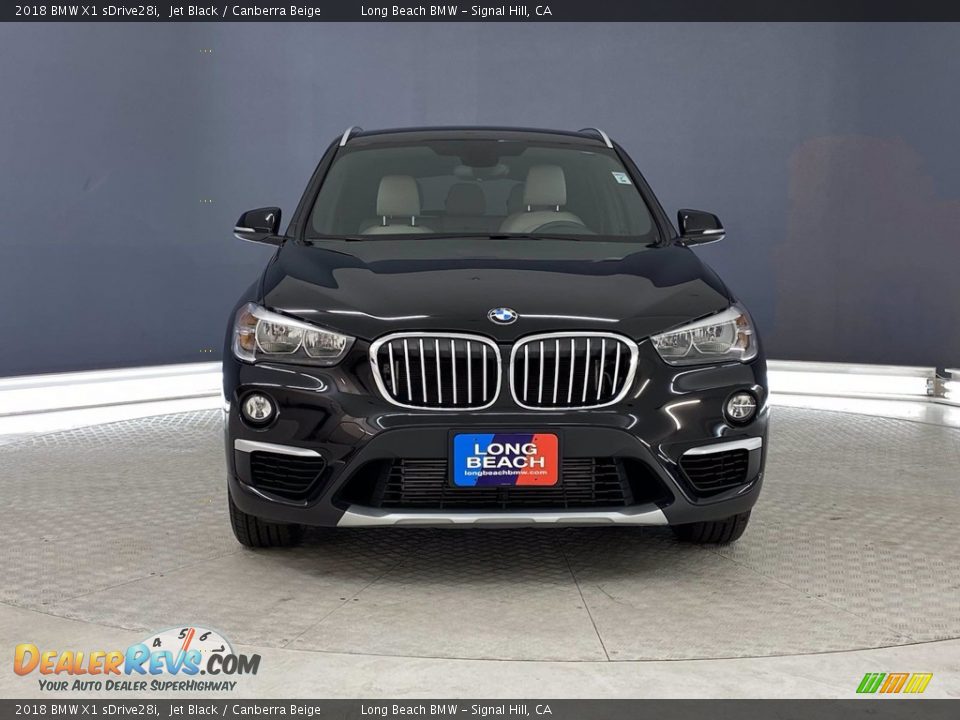 2018 BMW X1 sDrive28i Jet Black / Canberra Beige Photo #2