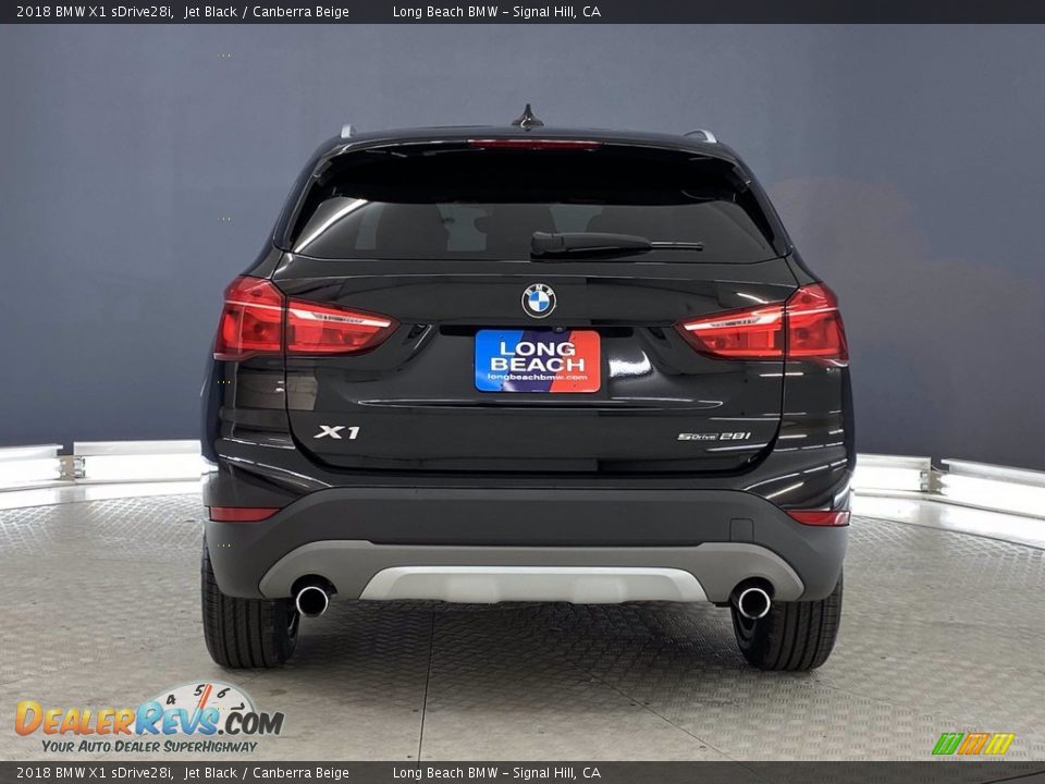 2018 BMW X1 sDrive28i Jet Black / Canberra Beige Photo #4