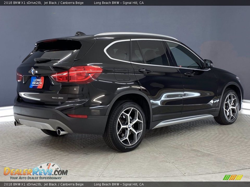 2018 BMW X1 sDrive28i Jet Black / Canberra Beige Photo #5