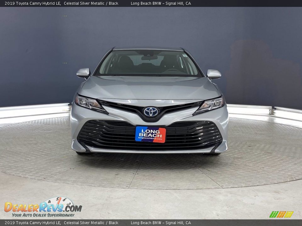 2019 Toyota Camry Hybrid LE Celestial Silver Metallic / Black Photo #2